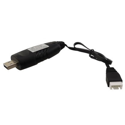 3S Lithium Battery Cable for RC Car Boat Drone Airsoft 3 Cells Lithium Polymer Battery 11.1V USB Black
