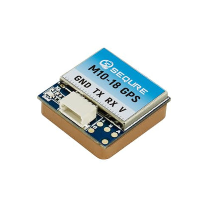 SEQURE M10-18 Mini FPV GPS Module with Upgraded 10th Generation Chip Ceramic Antenna Fast Satellite Positioning Ubx GPS for FPV Racing Drones More Position Modes - size: M1018
