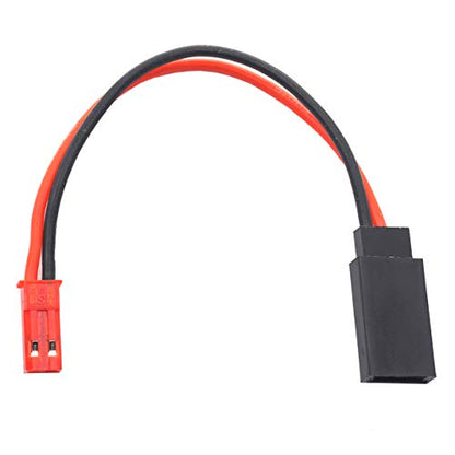 2Pairs Vgoohobby 10CM JST Plug to JR Connector Male Female Cable Servo Adapter Wire for RC Plane Helicopter Car - size: 10Cm/3.93"
