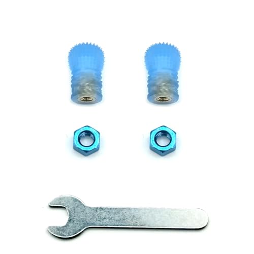 Felistick Pinchee RC Transmitter Radio Controller Stick Ends FPV Controller Accessories Replacement Joystick (blue, M4) - color: blue, size: M4