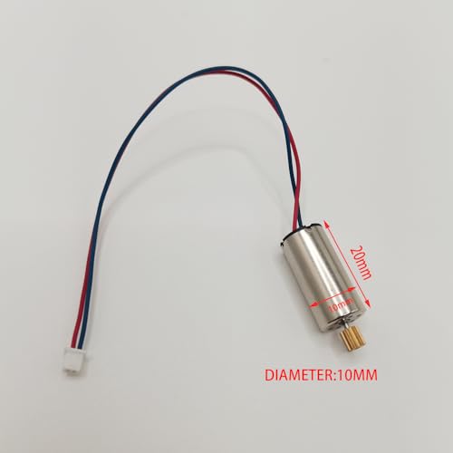 High-Performance Coreless Motor, 10mm Replacement PM1103 for Volantex RC Airplanes (761-3 Super Cub, 761-4 Sport Cub & 761 Series 8-16 BF109 Sport Cub 400 etc