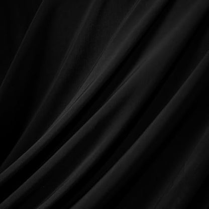 Horbaunal 4-Way Stretch Mesh Fabric by The Yard, Black 2 Yard - color: Black, size: 2 Yards