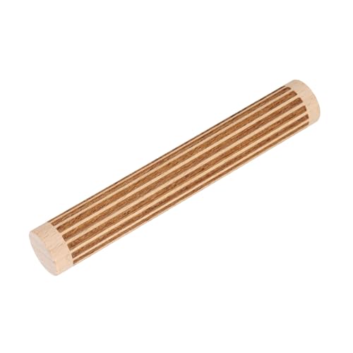 HARFINGTON Wood Clay Roller 4" Straight Lines Pattern Rolling Pins Wood Rollers Pottery Tools Wood Grain Texture Rollers for Clay Baking Dough Playdough DIY - style: Straight Lines