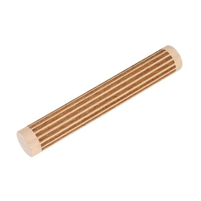 HARFINGTON Wood Clay Roller 4" Straight Lines Pattern Rolling Pins Wood Rollers Pottery Tools Wood Grain Texture Rollers for Clay Baking Dough Playdough DIY - style: Straight Lines