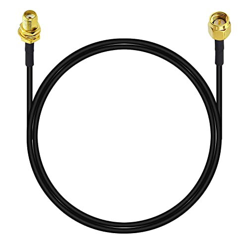 6.5FT/2M SMA Male to SMA Female Extension Cable, RG174 Cable 50 Ohm - color: 2M