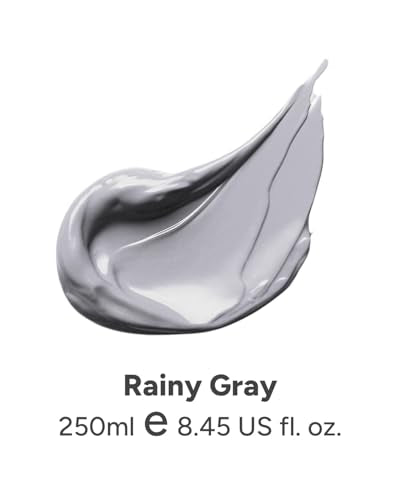 JusArt Gray Acrylic Paint,Rainy Gray Paint Tubes（250ml /8.45 oz - color: Grey