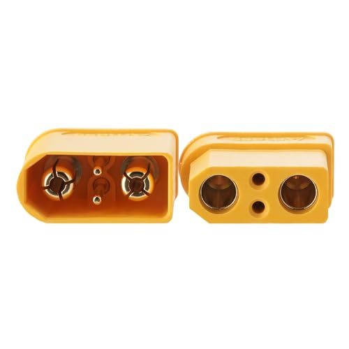 ELFCULB 5 Pairs Amass XT90H 2+2 Connectors for Robotics and RC Models - size: XT90H(2+2)