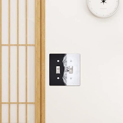 BUYGOO 7Pcs Light Switch Cover Resin Molds, Switch Socket Panel Plaster for Epoxy Resin, Plate Silicone Outlet Cover Molds for DIY Crafts Making