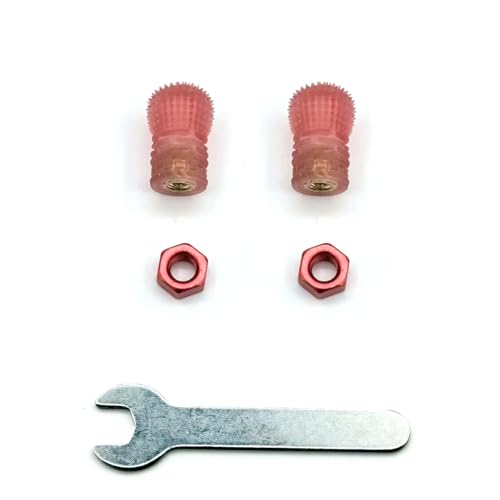 Felistick Pinchee RC Transmitter Radio Controller Stick Ends FPV Controller Accessories Replacement Joystick (red, M4) - color: red, size: M4