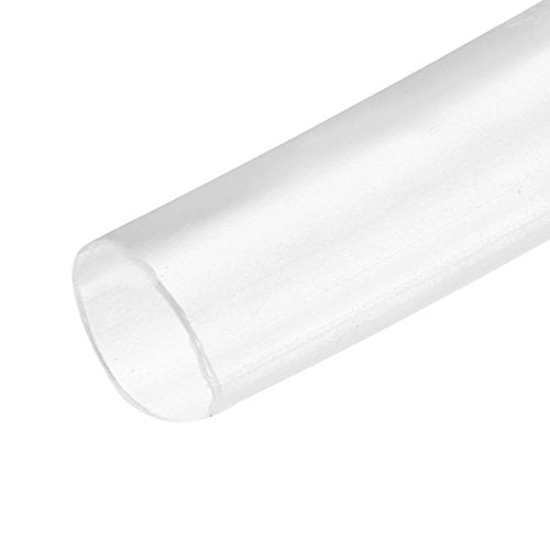 uxcell Heat Shrink Tubing 1/8"(3mm) ID 5m 2:1 Heat Shrink Tube Wire Wrap Clear - color: Clear, size: 3mmx5m