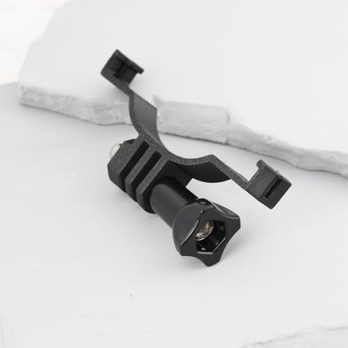 ECSiNG Extension Sports Camera Mount Holder Bracket Compatible with DJI NEO 2 Black 12x32x77.4mm