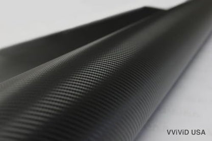 VViViD XPO Black Carbon Fiber Car Wrap Vinyl Roll Featuring Air Release Technology (2ft x 5ft) - size: 2ft x 5ft