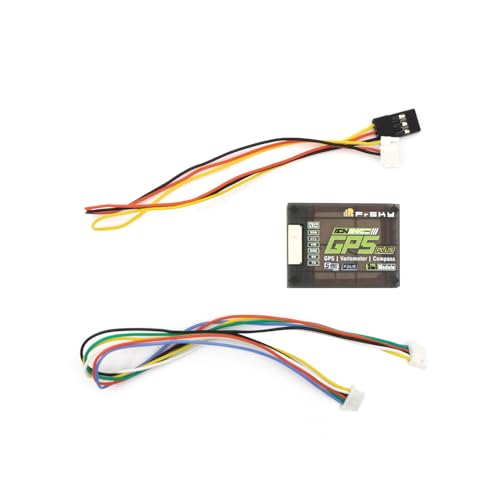 FrSky GPS ADV Plus Sensor, High-Precision Dual-Mode GPS Module, Built-in Variometer & Compass, Supports FBUS/S.Port/I2C/Serial, Real-time Position Speed Altitude Telemetry for RC Airplane Drone