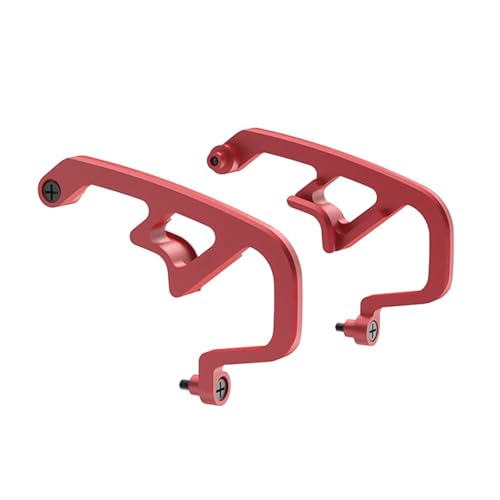 SZZCNOX Anti-Collision Protective Bumper Bars for DJI Avata 2 Drone Lens Aluminum Alloy Gimbal Bumper Guard, PTZ Camera Lens Protection Rod for DJI Avata 2 Drone Accessories (Red) - color: Red