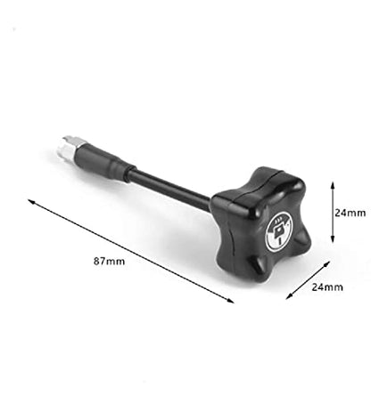 Circular Polarized Triumph Antenna Heavy Duty Cable Extra Compact for FPV Racing Quadcopter Accessories - size: RP-SMA