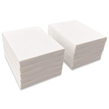 LWR CRAFTS Mini Stretched Canvas 3" X 4" Pack of 10 - size: 3"x4"x10