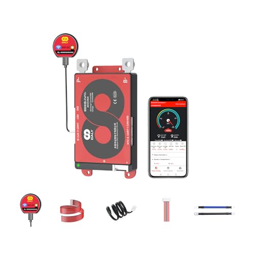 DALY Smart BMS 4S 12V 40A LiFePO4 with WiFi Bluetooth Module CAN RS485 - color: 4S 12V, size: 40A