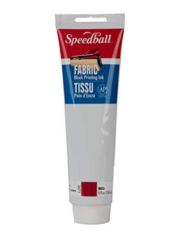 Speedball 003576 Fabric Block Printing Ink - color: Red, size: 5 fl oz