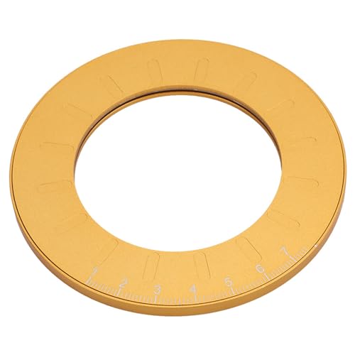 Ejoyous Circle Drawing Maker, Adjustable Stainless Steel Metal Round Circle Template Drafting Drawing Ruler Measuring Tool for Circles, Professional Geometric Drafting Tool with Scale