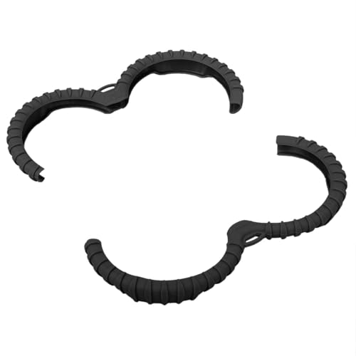 Avata 2 Propeller Guard Protector, Anti-Collision Prop Bumper Silicone Protective Cover Ring for DJI Avata 2 Accessories - color: Black