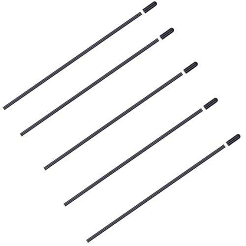 5PCS Black Plastic Protective Antenna Tubes with Cap Suitable for Remote Control Car FPV Drones Quadcopters Multicopters Boat 2.4G Receivers