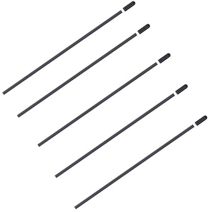 5PCS Black Plastic Protective Antenna Tubes with Cap Suitable for Remote Control Car FPV Drones Quadcopters Multicopters Boat 2.4G Receivers