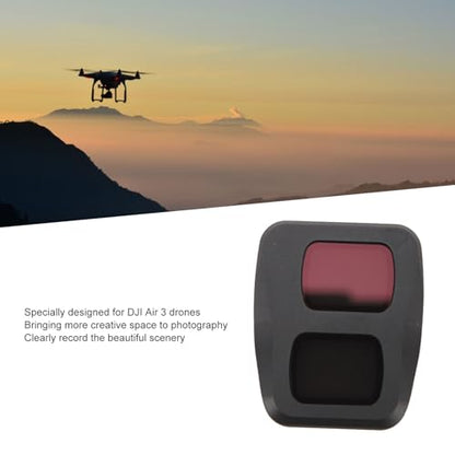 ND Lens Filter for Air 3 Drone - Optical Glass, Neutral Density Filter, Balanced Exposure, High Definition, Coating, Easy to Disassemble (ND256)