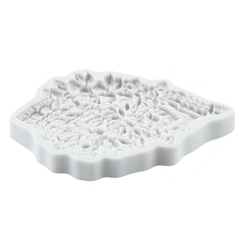 Baroque Relief Flower Polymer Clay Mold Baroque Silicone Molds - color: Style C