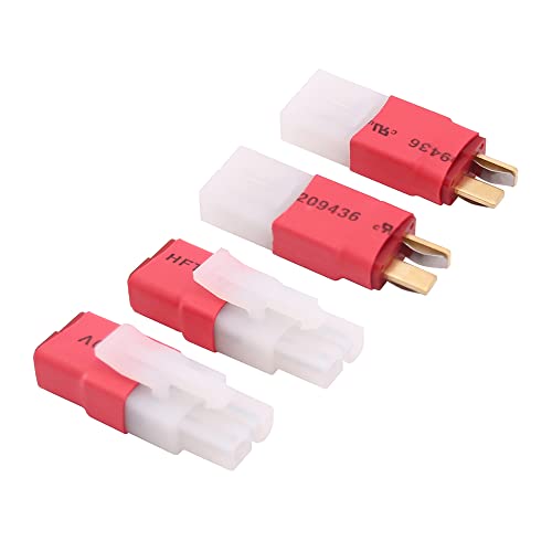 4pcs compatible with Tamiya to T-Plug Style Male Female RC Connector Adapter(C162-4)