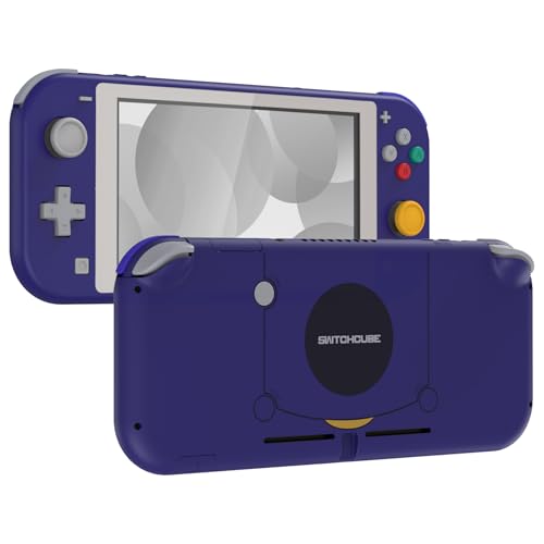 eXtremeRate DIY Replacement Shell for Nintendo Switch Lite, The Classic SwitchCube Style NSL Handheld Controller Housing w/Screen Protector, Custom Case Cover for Nintendo Switch Lite - color: Classic SwitchCube Style