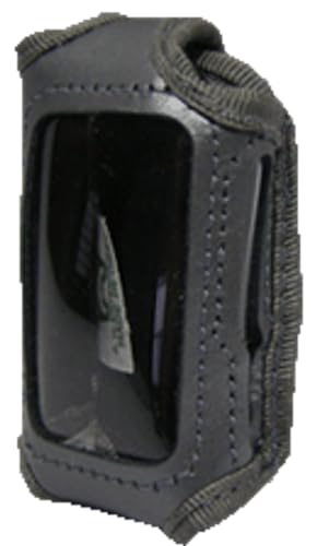 Black Leather Case/Cover for Viper 7756V Remote Control Transmitter (Remote Not Included)