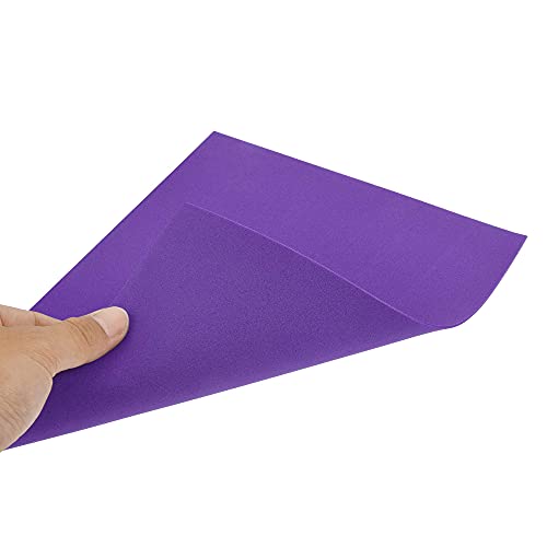 uxcell Purple EVA Foam Sheets 11 x 8 inch 1.7mm Thickness for Crafts DIY Projects, 12 Pcs - color: Purple