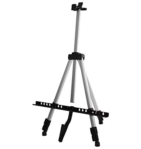VViViD Aluminum Adjustable Light-Weight Portable Display Easel w/Black Nylon Carrying Case (66") - size: 66"