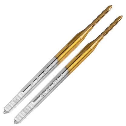 2Pc M1.4 X 0.3 Thread Tap for Metal,M1.4 X 0.3 M2 HSS Thread Milling Tap - size: M1.4x0.3 - 2Pcs