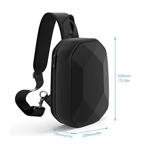 JSVER Carrying Case For DJI Mini Waterproof Shockproof Backpack Case Compatible with DJI Mini/Air/Mavic 1/AVATA Remote & Smart Controller, Propellers, Battery and Accessories