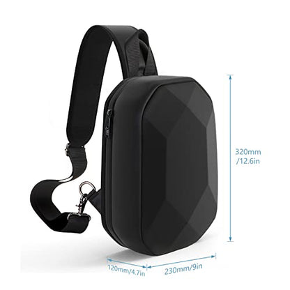 JSVER Carrying Case For DJI Mini Waterproof Shockproof Backpack Case Compatible with DJI Mini/Air/Mavic 1/AVATA Remote & Smart Controller, Propellers, Battery and Accessories