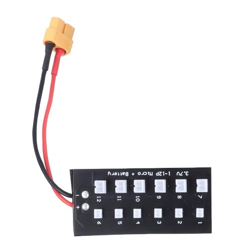 Charging Board for JST-PH 2.0 1S 3.7V 7.4V - Parallel Charger Board Compatible with Bla-de 130X for MCP X BL for UMX, 12 Batteries Simultaneously