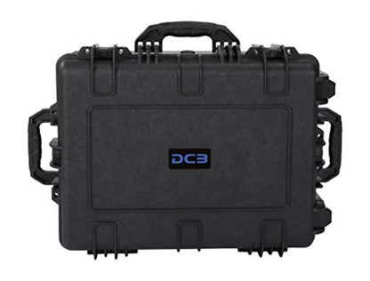 DCB Cases - Element 6104F | 24 x 19 x 11 Ext Dim | IP67 Waterproof | Pluck Foam Insert | Telescoping Handle | Rubberized Grips | Resin-Reinforced Injection Molded Plastic | 4 Latch Lid Close | Wheels