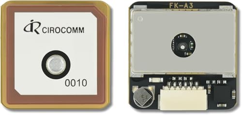 AERO SELFIE FK-A3 GPS Compass Module with Upgraded 10th Generation Chip Compatible with FPV Fixed Wing Drones Supports GPS, GLONASS, BeiDou, Galileo, 32 Satellites