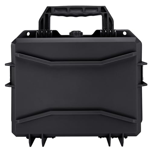 Eylar 13.8" Intact Series Compact Hard Camera Case, Lightweight and Durable Stacker Design with Foam - color: Black