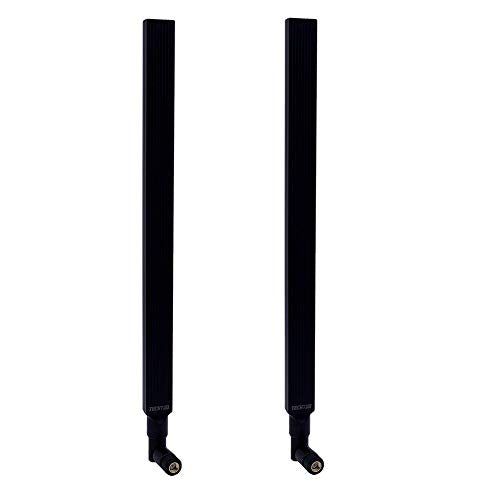 TECHTOO WiFi Antenna 12 dBi 5.8GHz for Router AP - Security IP Camera - USB Card Adapter - PCI PCIe Cards - Range Extender - PC Desktop - FPV UAV Drone (RP-SMA 2-Pack) - color: 5.8GHz RP-SMA 2-Pack