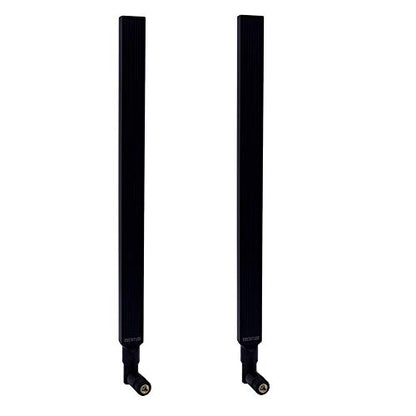 TECHTOO WiFi Antenna 2.4GHz 10 dBi for Wireless Router - Security IP Camera - USB Card Adapter - PCI PCIe Cards - Range Extender - PC Desktop - Drone - Signal Booster (2.4GHz RP-SMA 2-Pack) - color: 2.4GHz RP-SMA 2-Pack
