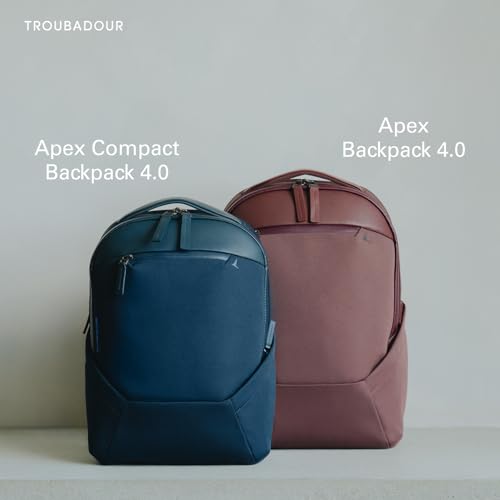 Troubadour Apex 4.0 Compact - 16L Premium Laptop Backpack - Ergonomic & Water Resistant - Designed for Work and Travel - Green Smoke - color: Green Smoke