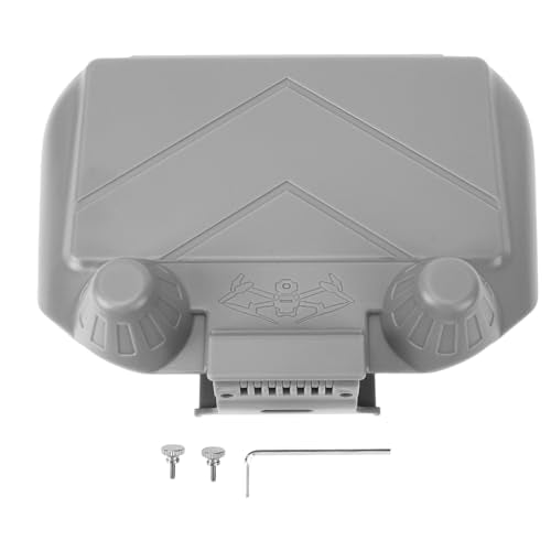 Drone Sun Hood, Foldable Lightweight Adjustable Sunshade with Ventilation Holes for Enhanced Screen Visibility Scratch Protection for Mini 4 Pro Air 3 RC 2 Controller Dark Grey