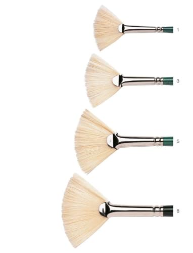 Winsor & Newton Winton Hog Fan Bristle Brush, #8 - size: #8, style: Fan