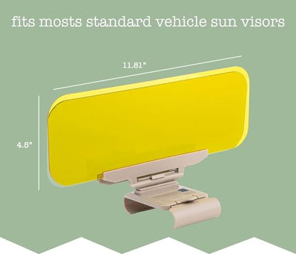 Zone Tech Day and Night Anti-Glare Car Windshield Visor - Premium Quality Universal Sunshade and Night Vision Anti-Dazzle Windshield Driving Visor (8-Pack) - size: 8-Pack