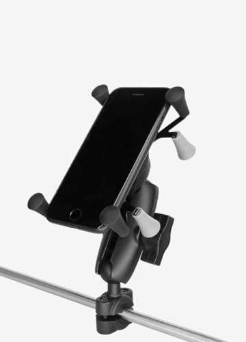 Strg Phone Mount with Marine-Grade Aluminum 1" Ball Double Socket Arm - size: Match your own base
