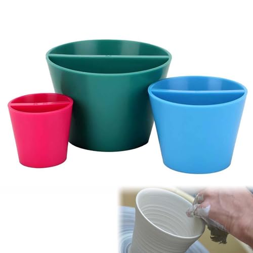 3PCS FRIVASTIC Clay Molds, Multiple Sizes Ceramic Clay Pottery Molds, Rim Cone Shaper for Pottery and Ceramics, Rim Cone Potterys Trimming Tools, DIY Potterys and Painting Crafts