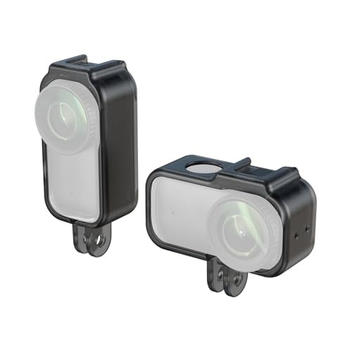 SMALLRIG Vertical to Horizontal Action Camera Case Kit for DJI Osmo Nano, with 1/4"-20 Locating Hole, Silicone Gasket, Cold Shoe, Quick Release Design, Ultra-Low-Angle Shooting - style: Nano Case Kit - 5757