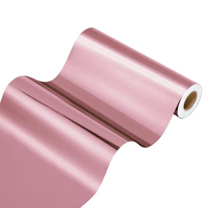 WESTICK Rose Gold Metallic Mirror Paper Self Adhesive Pink Permanent Vinyl - color: 4.Pink